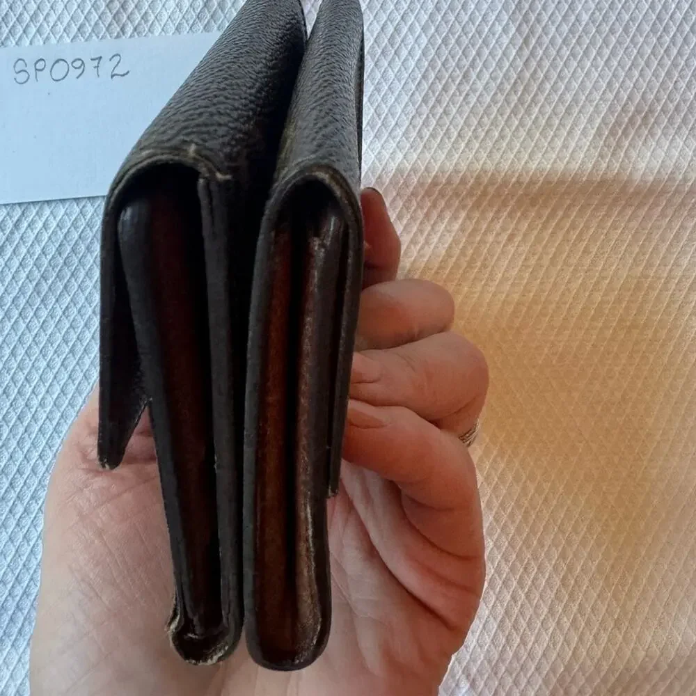 LV double snap Elise wallet billfold vintage monogram
